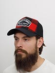 Бейсболка WHEELS AND WAVES арт. WHW/0/1/CAS/WWE Wheels and Waves (красный / черный)